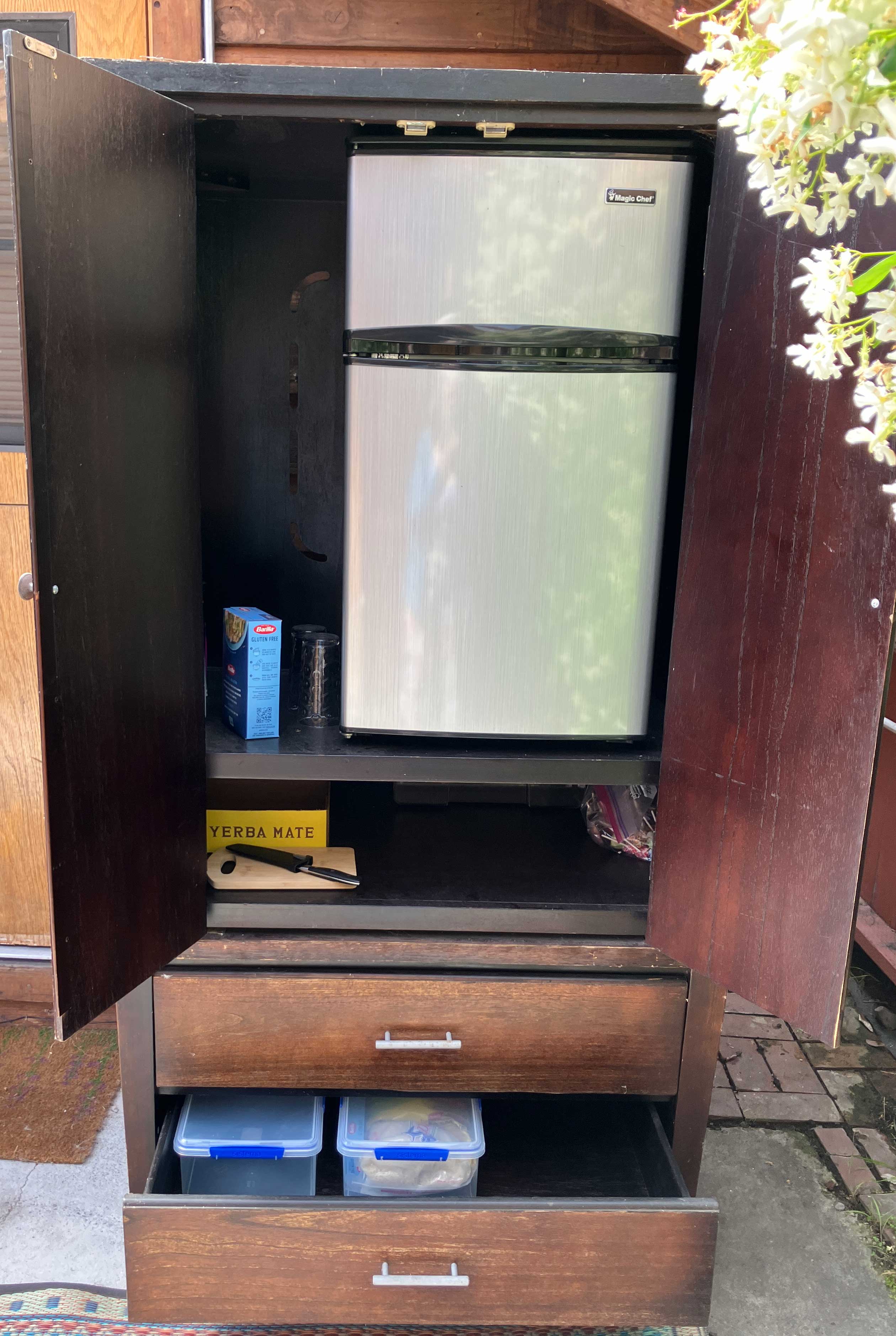 Cabin Kitchen Armoire